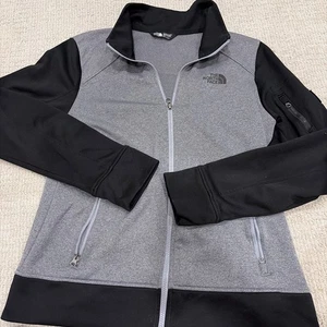 The North Face Damen Amazie Mays grau schwarz Full Zip Jacke Gr. Large Trackers - Bild 1 von 8