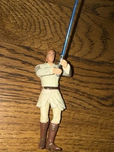 VINTAGE! Hasbro Star Wars: Episodio 1 Deluxe Obi-Wan Kenobi 1998 - Completo - Foto 1 di 9