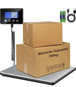 RAOYAN 300kg / 660lb LCD Digital Paketwaage Tierwaage Plattformwaage Industrie - Bild 1 von 7