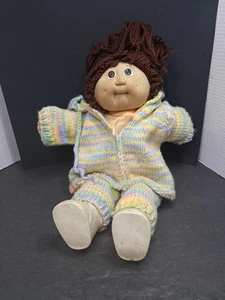 ❤️VTG signierte Cabbage Patch Puppe 1978, 1982 Grübchen braune Haare & Augen - Bild 1 von 11