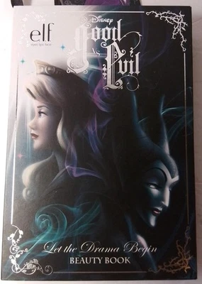 e.l.f. Disney Good vs Evil Let the Drama Begin Beauty Book super Rare find - Image 1 of 4