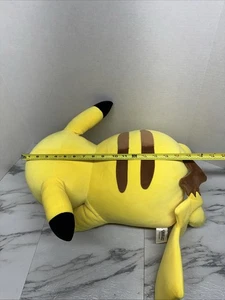 Pokemon Pikachu Coccola Dormiente Peluche Amico Giocattolo Peluche Ultra Morbido - Foto 1 di 5