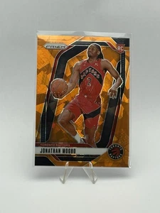 2024-25 Panini Prizm #260 Jonathan Mogbo Prizm Orange Ice Rookie RC Raptors - Picture 1 of 2