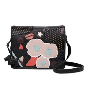 Bolso Bandolera Radley London Summer Street Flapover Cuero Floral Perro Corazón Nuevo sin Etiquetas Foto 1 de 4