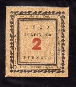 WASSERBURG -  GERMANY NOTGELD  -  2  PFENNIG - Bild 1 von 2