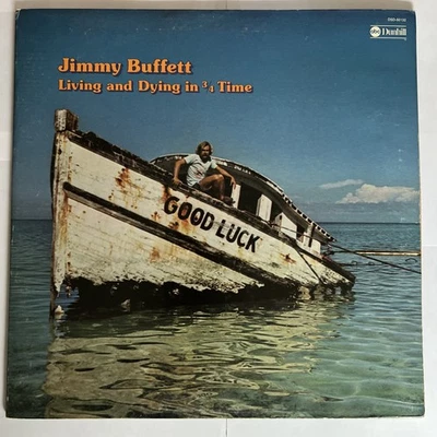 Jimmy Buffett Living And Dying In 3/4 Time 1974 LP Dunhill DSD-50132 VG+/VG+ - Image 1 of 4