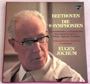 BEETHOVEN Complete 9 Symphonies EUGEN JOCHUM ED1 PHILIPS STEREO 7LP BOX NM MINT - Picture 1 of 3