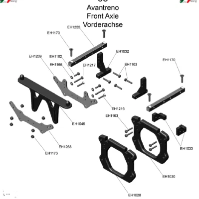 1/5  BERGONZONI AVANTRENO  Dynamic Vintage Racing - Immagine 1 di 2