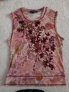 NEW PRINCIPLES TOP. MAROON MIX. VEERY STRETCHY SIZE 14 - Picture 1 of 5
