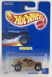 1996 Hot Wheels Blue Card Main line Hummer ORSB Wheels Collector #188 0773 - Picture 1 of 2