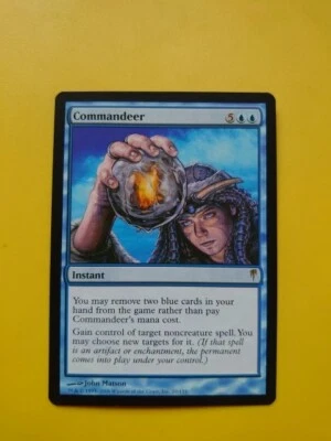 Commandeer   Instant   Coldsnap. Rare. Magic the Gathering Card. - Image 1 of 4