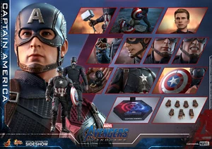 Hot Toys Captain America Avengers Endgame 1:6 Scale Figur Chris Evans MMS536 - Bild 1 von 18