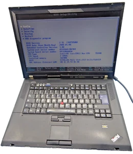 Lenovo ThinkPad R61*(8932)*Notebook*SIN RAM NI DISCO DURO*Para pieza de repuesto DEFECTUOSO#N26 - Imagen 1 de 8