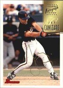 1997 Bowman Certified Gold Ink Autographs #CA12 Jay Canizaro 