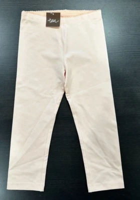 Leggings rectos y rosas de algodón Tea Girl talla 7 NUEVO Foto 1 de 3