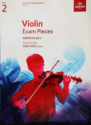 A.B.R.S.M. Violin Grade 2 part only with separate scale book - Image 1 of 3