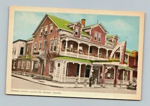 LOUISEVILLE QUEBEC CANADA THE BEAUTIFUL CHATEAU LOUISE POSTCARD D-23 - Picture 1 of 2