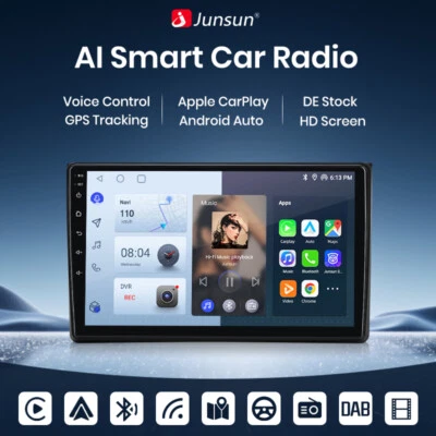 6+128G Für Audi A4 S4 RS4 B6 B7 SEAT EXEO Android 13 Autoradio CarPlay GPS Nav - Bild 1 von 4