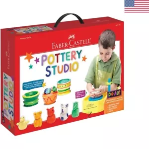 Kids Pottery Wheel Kit - Complete Pottery Wheel and Painting Set for Ages 8+ - Picture 1 of 4