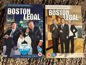 Boston Legal: Season 2 & 3: The two DVD boxsets. UK Region 2 PAL - Picture 1 of 11