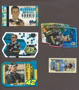 Jamie McMurray - 5 NASCAR Insert Cards ~ NRMT-MT ~ 2003 Press Pass VIP - Picture 1 of 2