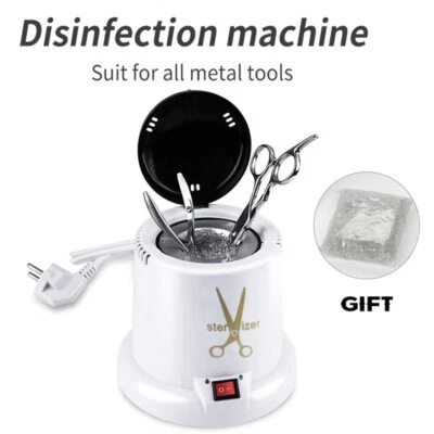 Bandeja Esterilizador de Alcohol para Uñas Caja Desinfectador Manicura Implemento Herramientas de Metal para Uñas Foto 1 de 4