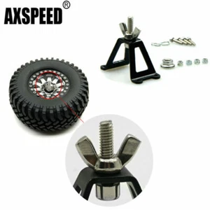 Rear Spare Tire Rack Ersatz Reifen for 1/10 RC Crawler Axial SCX10 D90 TRX4 Car - Bild 1 von 5