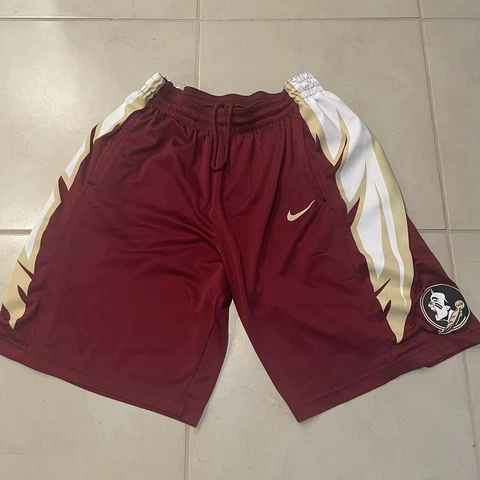 Nike Florida State University FSU Seminoles Basketball Shorts Mens Size XL Cover