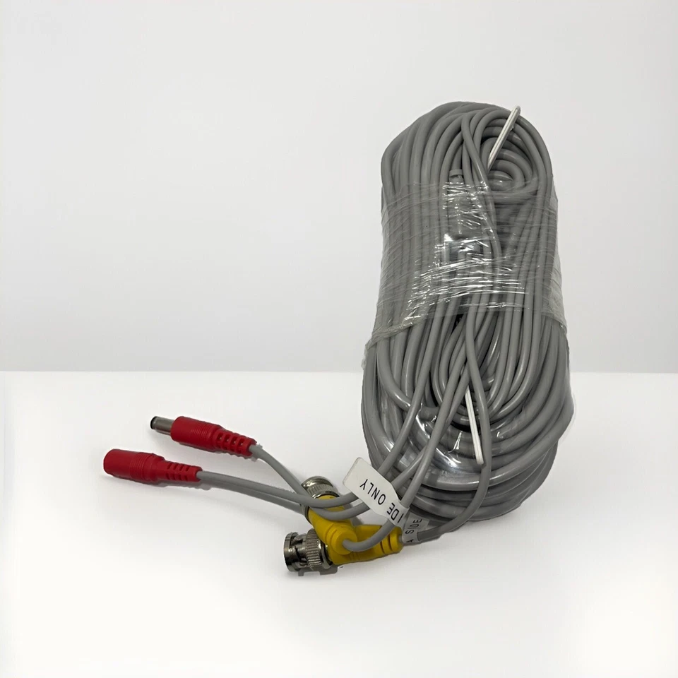 New OEM 60' BNC 24 AWG Cables for Night Owl HD Analog Security Camera - Image 1 of 1