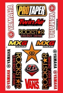 Yamaha Stickers Helmet Decal For Motorcycle Car ATV Bike Motor Sport Racing Y07 - Picture 1 of 6