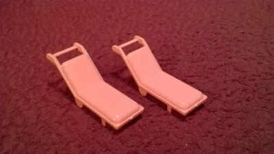 O/S PLASTICVILLE - PINK LOUNGE CHAIR PAIR - 1406 PLAYGROUND - Image 1 of 3