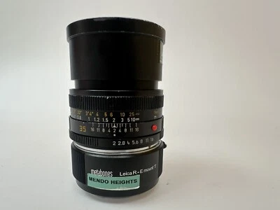 Leica Summicron-R 35mm F/2 Lens Germany 3Cam Version 2 & Free R To E Mount Adapt - Image 1 of 4