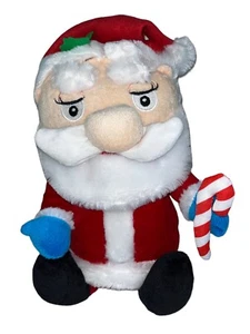 Animierter Weihnachtsmann singt "Respekt" Shakes Tanz bewegt Augenbrauen 2014 Edelstein Urlaub - Bild 1 von 6