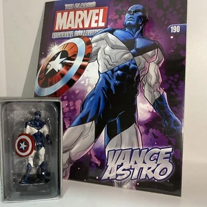 Eaglemoss Figurine Vance Astro #190 Classic Marvel Collection Magazine - Picture 1 of 11