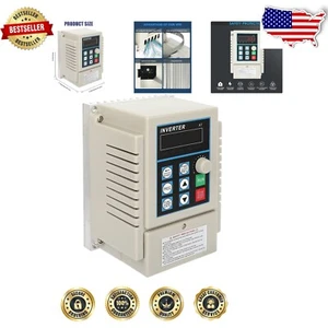 Multi-Applikation 3 Phasen VFD Wechselrichter 0,75KW mit Digitalanzeige für einfache Bedienung - Bild 1 von 7