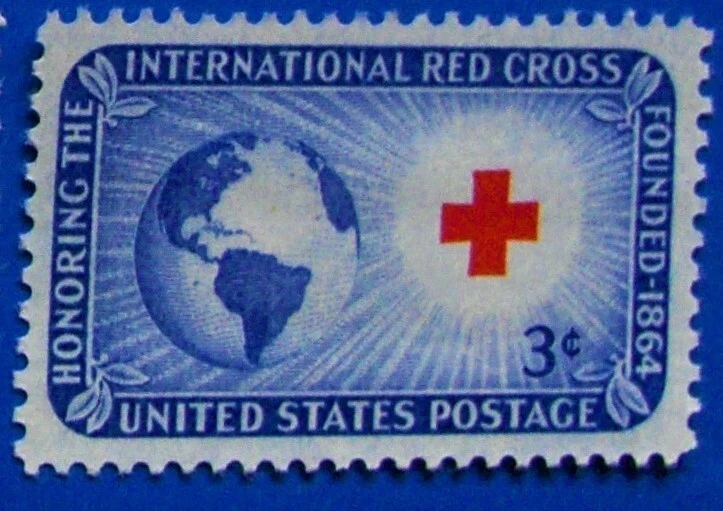 US 3¢ stamp SC #1016 International Red Cross MNH 1952 single - Image 1 of 1