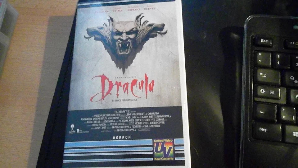 Dracula,  Horror,  Kult, Keanu Reeves,  G. Oldman,  sehr gut erh VHS-Kassette - Bild 1 von 2
