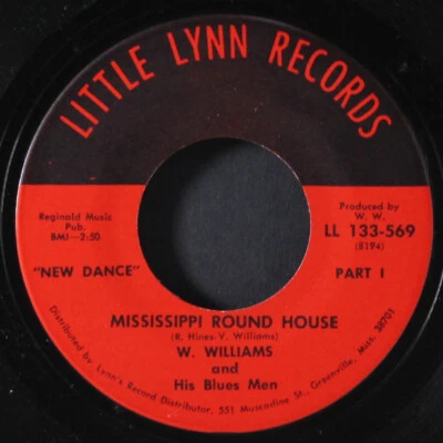 W. WILLIAMS: mississippi round house / don't lie to me lover LITTLE LYNN 7" - Imagem 1 de 2
