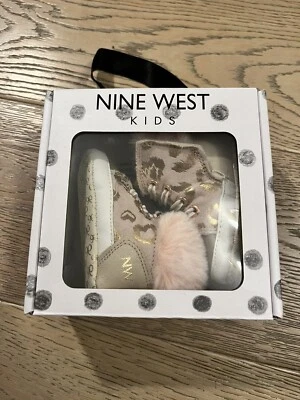 Botas de piel sintética Nine West Baby Lucy oro rosa talla 2 Foto 1 de 4