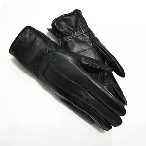 Velvety Soft Leather Men Gloves Winter Men's Gloves L - Picture 1 of 2