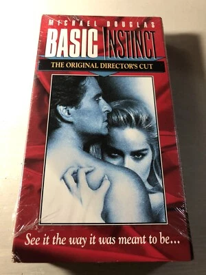 Basic Instinct - Original Directors Cut (1992) VHS Mystery Thriller Sharon Stone - Image 1 of 3