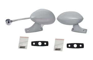FIT 1971-74 MOPAR E BODY DODGE CHALLENGER PLYMOUTH CUDA PRIMER DOOR MIRRORS PAIR - Foto 1 di 4