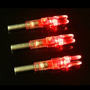 3PCS Armbrust LED beleuchtete Nocken 6,2mm Bogensehne aktiviert für Compound Bow - Bild 1 von 16