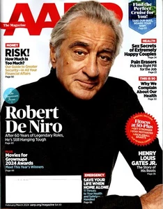 AARP Magazin - Februar/März 2024 - Robert DeNiro - Doppelcover - Bild 1 von 3