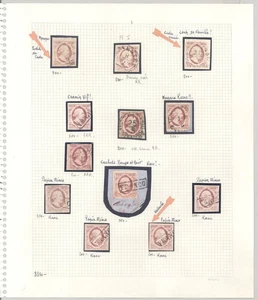 Niederlande, Sammlungsblatt mit interessantem Bestand der Michel Nr. 2 (8188) - Bild 1 von 1