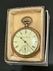 1917 Hampden Antique Vintage 19 Jewel Pocket Watch Gold-Fill Dueber Case - Picture 1 of 12