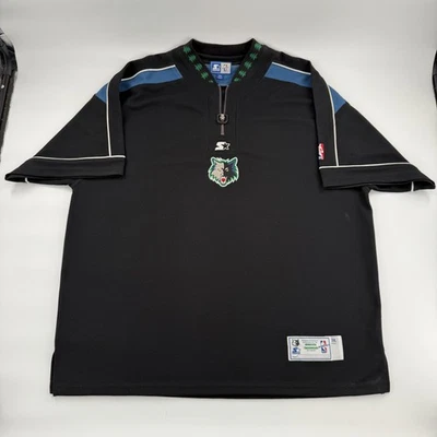 Camisa Minnesota Timberwolves Para Hombres 3XL Negra NBA Baloncesto Starter De Colección Años 90 Foto 1 de 4