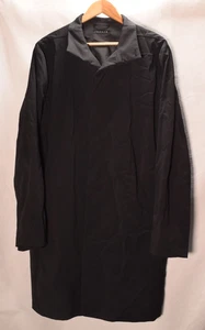 Theory Mens Stand Collar Trench Coat Black XL - Picture 1 of 9
