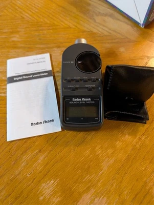 Radio Shack Medidor de Nivel de Sonido Digital 33 2055 Estuche de Probador e Instrucciones Foto 1 de 3