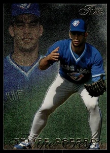 1995 FLAIR SILVER Felipe Crespo Toronto Blue Jays #182 - Picture 1 of 2